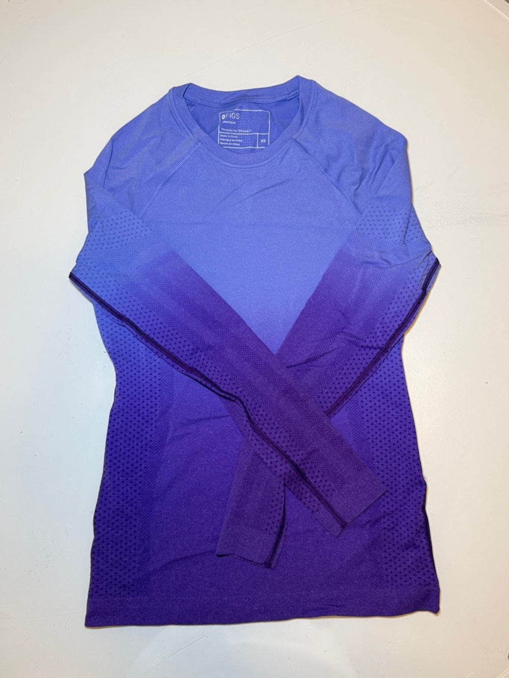 FIGS salta seamless underscrub long sleeve top